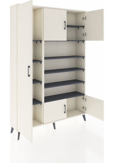 Arges Dolap 10 Raflı 5 Kapaklı 132x30x195 Aytaşı-aytaşı/antrasit Aytaşı Arges Dolap 10 Raflı 5 Kapaklı 132x30x195 Aytaşı-aytaşı/antrasit Aytaşı