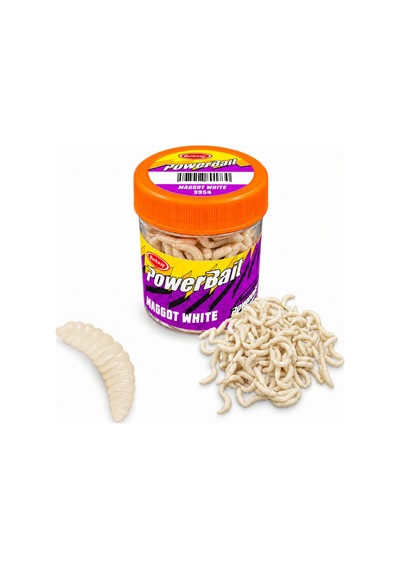 Silikon Yem - Kokulu - Lrf Ve Aji Yemi - Maggot - Beyaz - Power Bait 9954