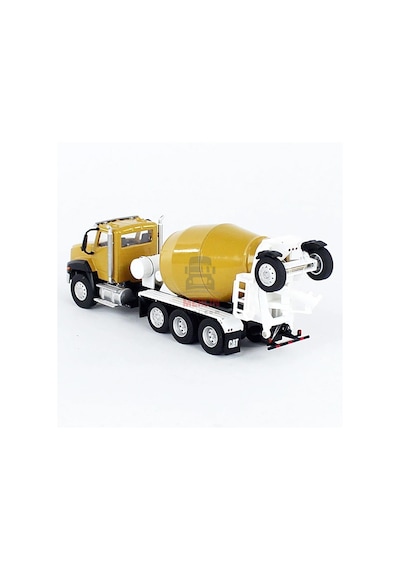 1/64 Ölçek, Cat Ct660 Çimento Mikseri, Sergilemeye Hazır Metal İş Makinası Modeli