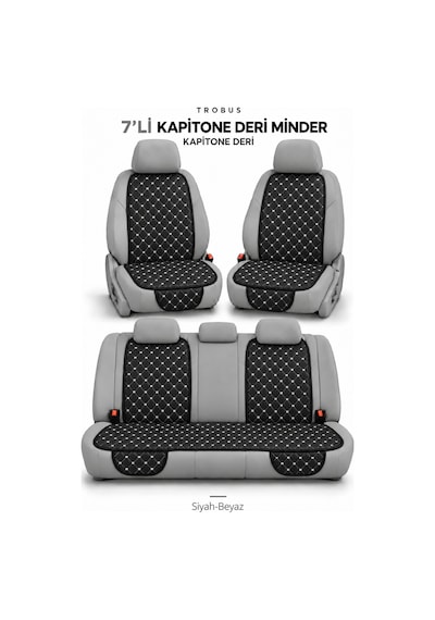 Volvo Xc60 2013-2016 Suni Deri Kapitone Minder 7'li 98271584