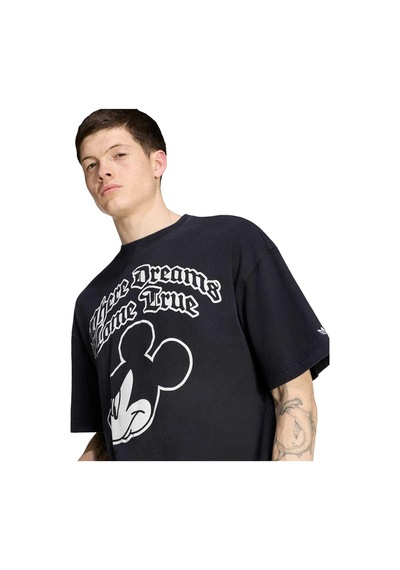 Adidas Erkek T-shirt Adidas Disney Mickey Mouse Dreams T-shirt Ia4402 Siyah