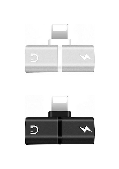 Apple Uyumlu iPhone Lightning Şarj & Kulaklık Dönüştürücü Çoklayıcı Çevirici