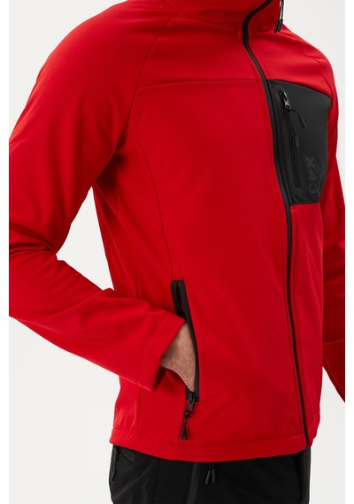 Exuma Erkek Kırmızı Softshell Mont 2011120-657 657-red