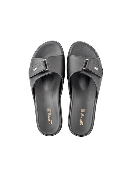 Ceyo 9863-2 Kadın Cırtlı Orthopedix Terlik Siyah 36-40 001