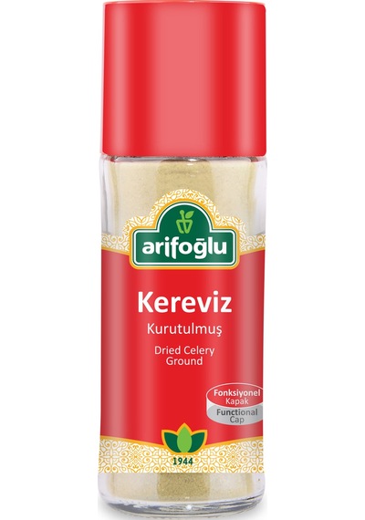 Arifoğlu Kurutulmuş Öğütülmüş Kereviz Cam 50 G