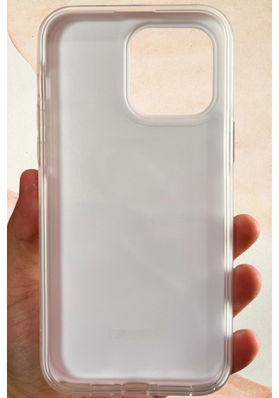 İphone 14 Pro Max Uyumlu İnci Işıltısı Fiyonk Taşlı Beyaz Silikon Telefon Kılıfı