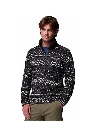 Columbia Erkek Outdoor Çeyrek Fermuarlı Polar Üst 2097741012 Siyah Siyah