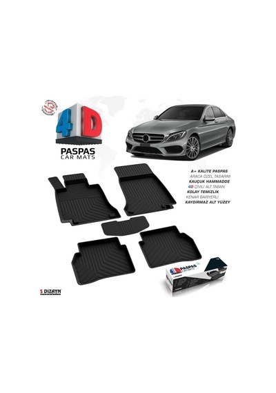 Mercedes C Serisi W205 4d Havuzlu Paspas 2015-2020 A+ Kalite