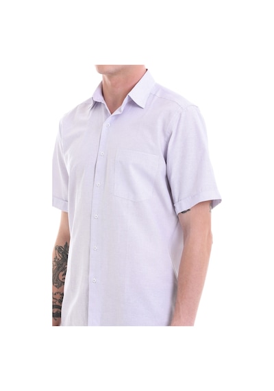 Hatemoğlu Lila Comfort Fit Kareli Pamuklu Slim Yaka Kısa Kollu Klasik Göml Lila Hatemoğlu Lila Comfort Fit Kareli Pamuklu Slim Yaka Kısa Kollu Klasik Göml Lila