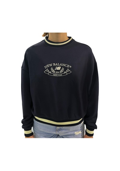 New Balance Lifestyle Kadın Sweatshirt Lacivert