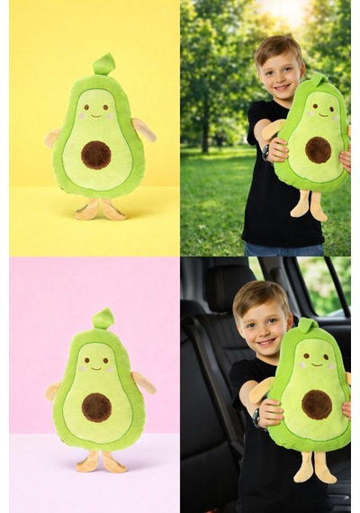 Avokado Peluş Oyuncak Yeşil
