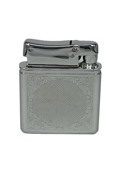 Retro Benzinli Çakmak Muhtar Çakmağı Gümüş Metal