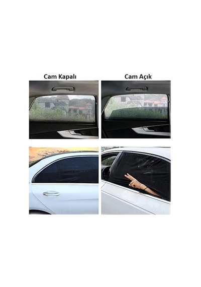 Minufco Araba Araç Oto Yan Cam Güneşlik Örtü Perde Kılıf Güneşliği Araba Anne Bebek Emzirme Perdesi 1 Adet Örtü Arka Koltuk Güneşliği