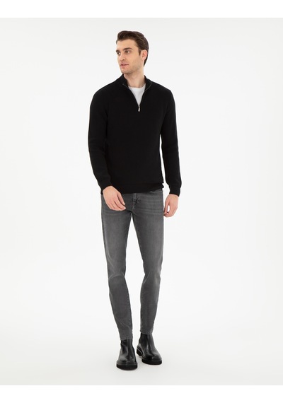 Pierre Cardin Erkek Siyah Kazak /triko 50297123-vr046 Siyah