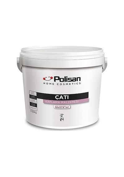 POLİSAN ÇATI ELYAFLI KAPLAMA MALZEMESİ BEYAZ 2.5LT