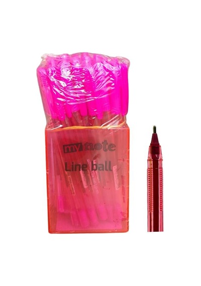 Mynote Line Ball 50'li Pp Kutu Neon Pembe Pembe