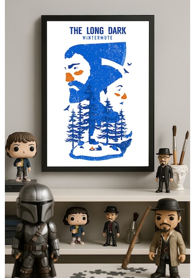 The Long Dark Siyah Ahşap Çerçeveli Poster, Dekoratif Oyun Duvar Tablosu