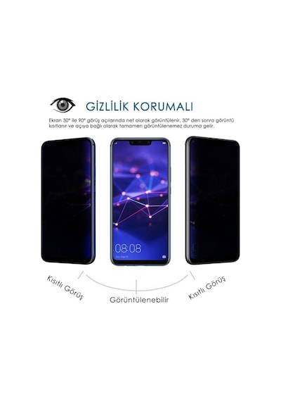 Ennar Apple iPhone 16 Pro Max Uyumlu Tam Kaplayan Hayalet Kırılmaz Cam Ekran Koruyucu