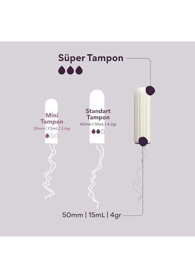 10&apos Lu Süper Tampon
