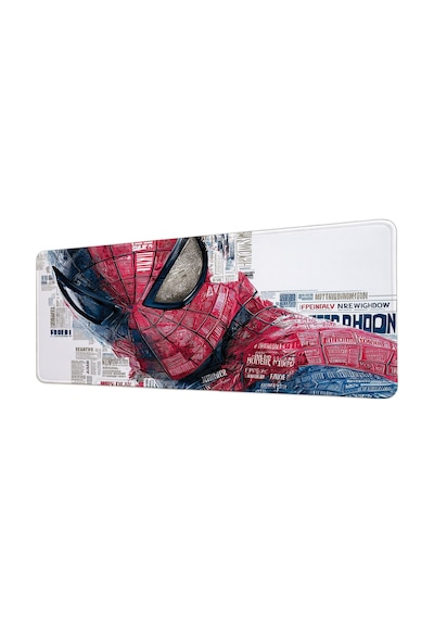 Spider-man Süper Kahraman 40x90 Cm Oyuncu Mousepad Kaymaz Taban Büyük Boy Mousepad Siyah