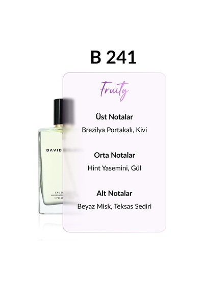 David Walker Valencıa B241 Exclusive 50 Ml Kadın Parfüm Fruity Meyve