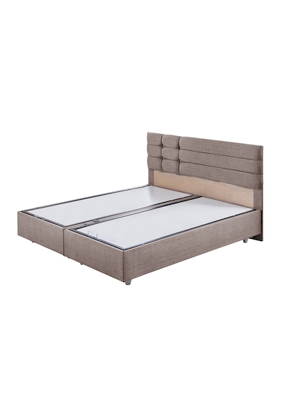 Viyana İkili Set, Viyana Çift Kişilik Baza Başlık Seti Açık Kahve 150 x 200