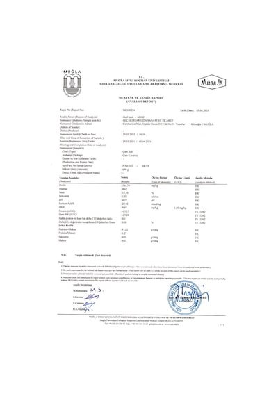 Köyceğiz Balı Süzme Çam Balı Cam Kavanoz 850 G