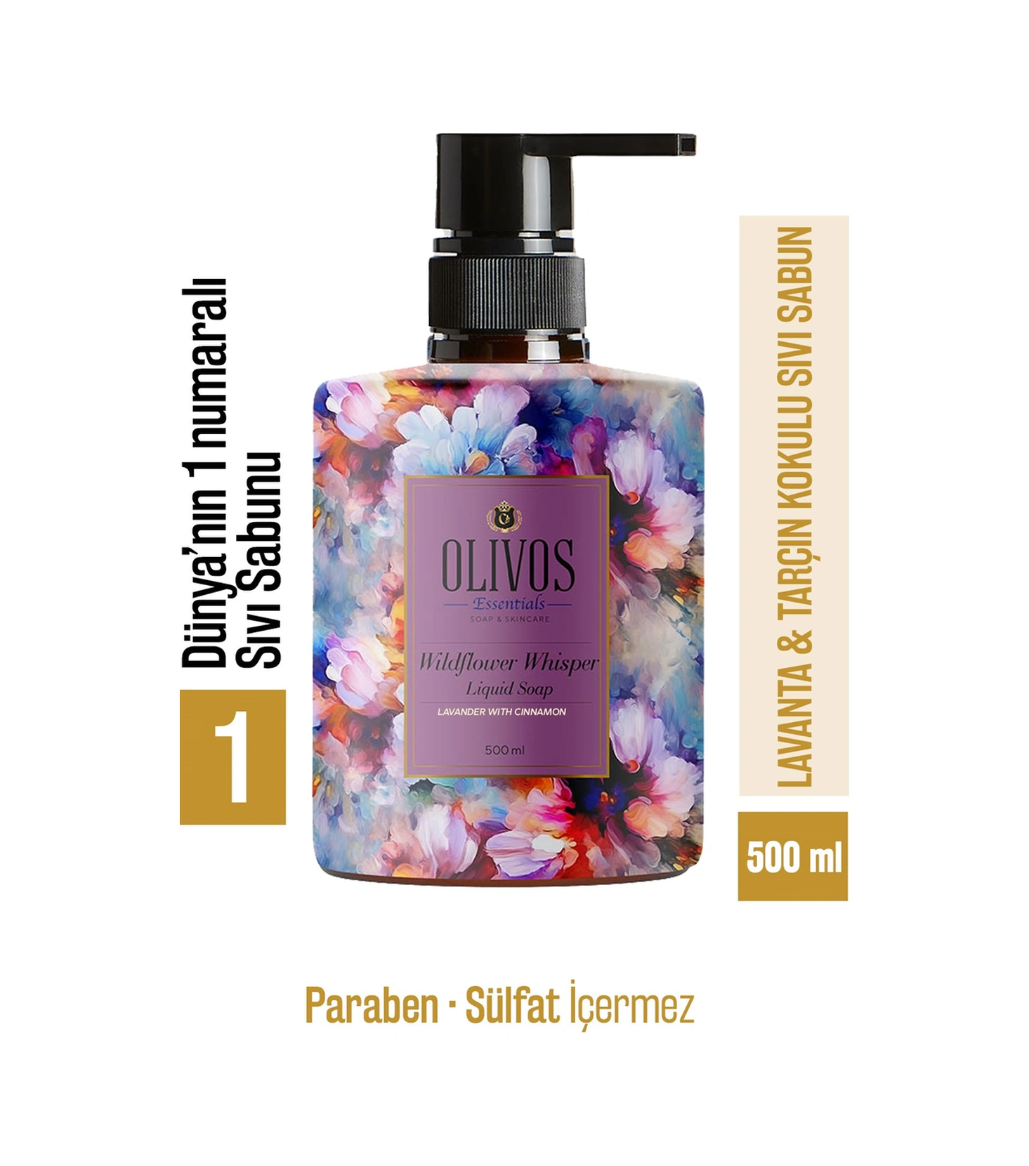 Olivos Lavanta & Tarçın Sıvı Sabun 500 ML