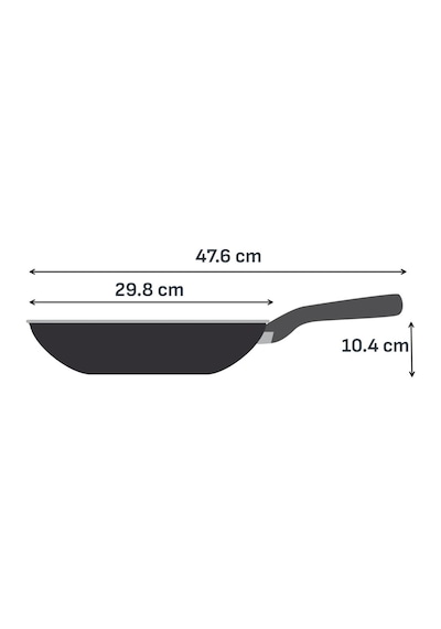 Tefal Renew Wok Tava - 28 Cm Gri