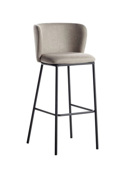 Mına 2'li Bar Sandalyesi Seti, 73 Cm Oturum, Ayak Destekli, Modern Tasarım Bej Mına 2'li Bar Sandalyesi Seti, 73 Cm Oturum, Ayak Destekli, Modern Tasarım Bej
