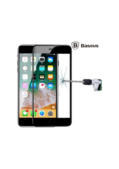 Baseus İphone 78 Plus 4d Cam Ekran Koruyucu Kavisli Full Kaplama Kırılmaz Cam- 5775 Mh-hs8675-0705