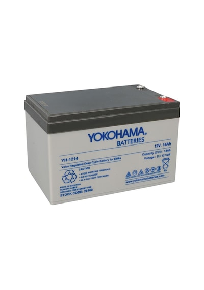 Yokohama 12volt-18amper Akü Yh-1218 181x76x167mm