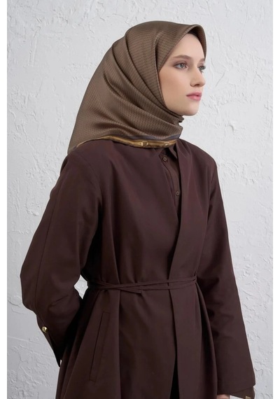Armine Nostalji Serisi Sura İpek Eşarp 9401ds 08-gold