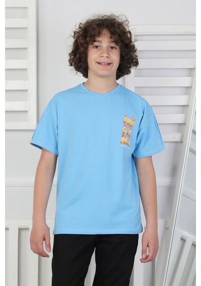 Crassi Erkek Çocuk T-shirt Mavi