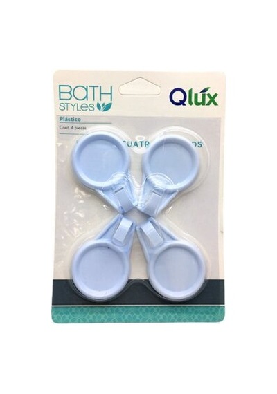Qlux L-00153 Efor Yuvarlak Yapışkan Askı 4'lü Set- 25'li Paket Diğer