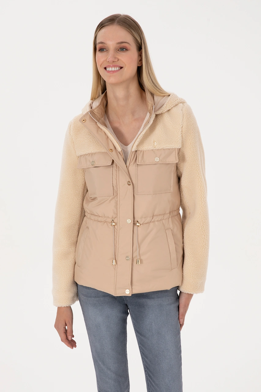 U.s. Polo Assn. Kadın Ekru Deri Mont-kaban 50317362-vr019 Ecru