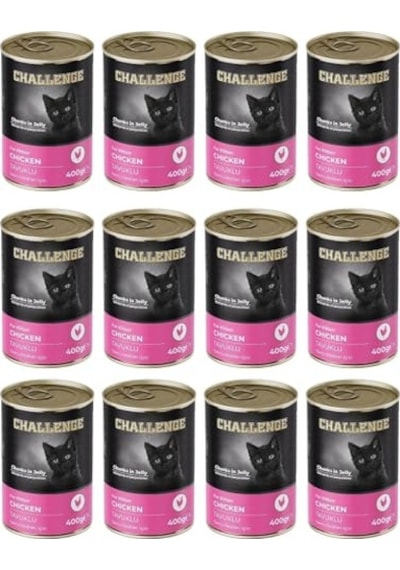 Challenge Kitten Tavuklu Yavru Kedi Konservesi 12 X 400 Gr