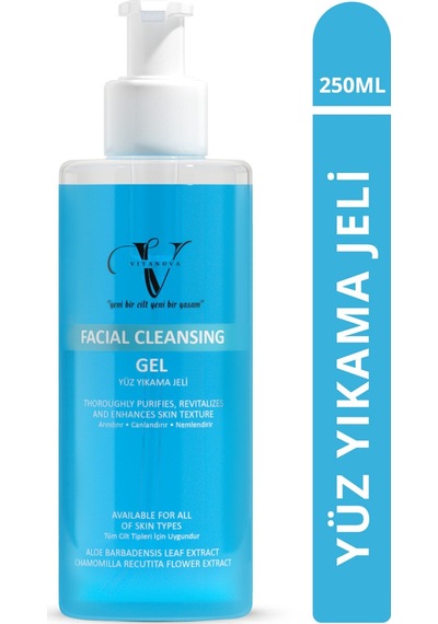 Vitanova Arındırıcı ve Canlandırıcı Yüz Yıkama Jeli 250 ML
