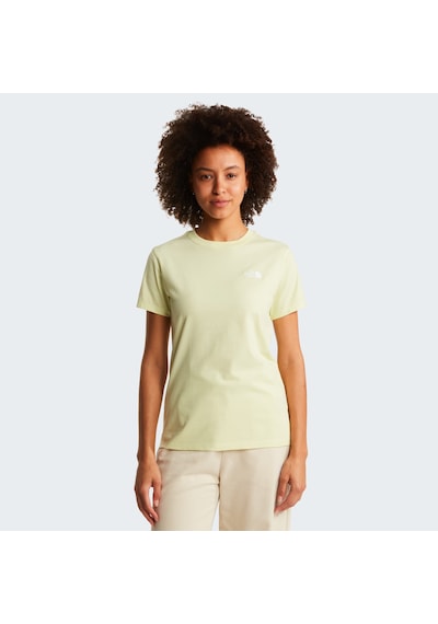 The North Face W Evolution Simple Dome Slm Short Sleeve Kadın T-shirt-32633 Sarı