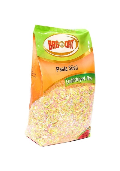 Bağdat Baharat Endüstriyel Boy Pasta Süsü Renkli 1 KG
