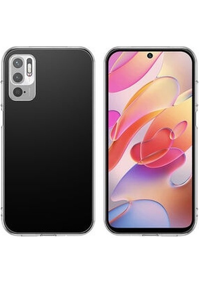 Xiaomi Poco M3 Pro İle Uyumlu Kılıf Şeffaf Kamera Korumalı Esnek Silikon Telefon Kılıfı Kapak
