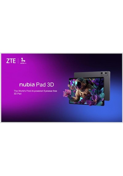 ZTE 12.4" NUBIA LPD-20W-BL 8GB RAM-128GB HAZIFA ANDROID TABLET