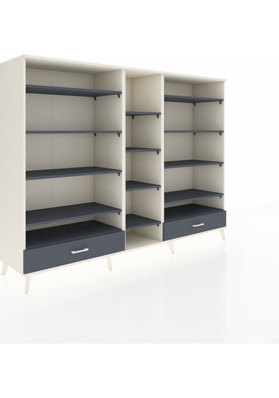 Hyperion Dolap 14 Raflı 2 Çekmeceli 220x44x163 Aytaşı-antrasit Aytaşı-antrasit Hyperion Dolap 14 Raflı 2 Çekmeceli 220x44x163 Aytaşı-antrasit Aytaşı-antrasit