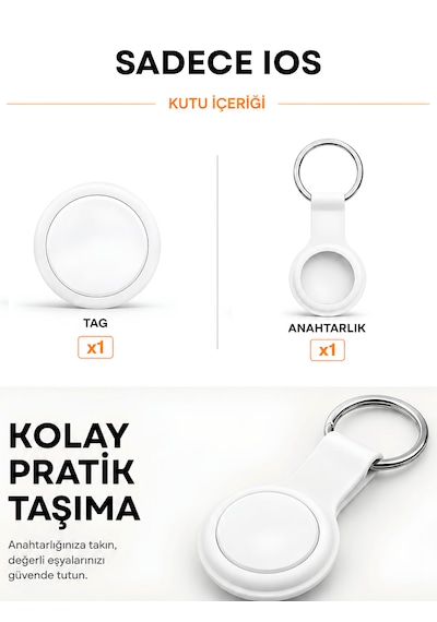 Beylini Tag Takip Cihazı Kablosuz Apple iOS Bul Uyumlu Lisanslı Araç Çocuk Anahtar Takip Sistemi Silikon Anahtarlıklı Akıllı Takip Cihazı Apple iOS Find My Uyumlu Tekli Paket Beylini Tag Takip Cihazı Kablosuz Apple iOS Bul Uyumlu Lisanslı Araç Çocuk Anahtar Takip Sistemi Silikon Anahtarlıklı Akıllı Takip Cihazı Apple iOS Find My Uyumlu Tekli Paket