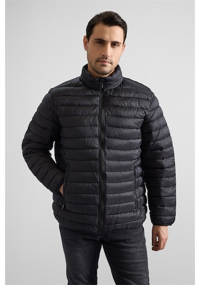Süvari Siyah Slim Cepsiz Mont Mn2008700508-s09 Siyah