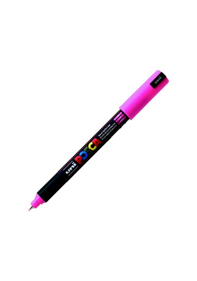 Uni-ball Markör Boyama Posca Su Bazlı Poster 0.7 Mm Pembe N Pc-1mr