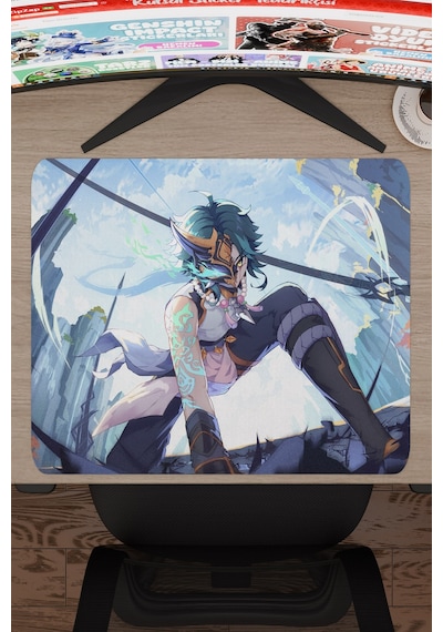 Xiao Genshin Impact Anime Gacha V4 - 48x40 Xl Gaming Mouse Pad Fare Altlığı
