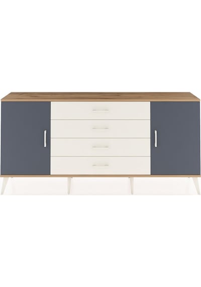 Arges Konsol 2 Raflı 4 Çekmeceli 2 Kapaklı 176x30x83 Çam-antrasit/aytaşı Antrasit/aytaşı Arges Konsol 2 Raflı 4 Çekmeceli 2 Kapaklı 176x30x83 Çam-antrasit/aytaşı Antrasit/aytaşı