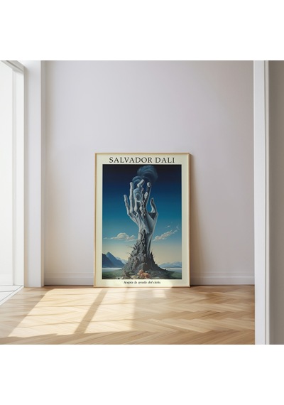 Salvador Dali, Cennete Uzanmak, Salvador Dali, Gerçeküstü Resim, Çivit Mavisi Duvar Sanatı