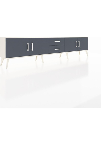 Arges Tv Ünitesi 2 Raflı 2 Çekmeceli 4 Kapaklı 220x30x51 Aytaşı-antrasit Antrasıt/antrasıt - Aytası Arges Tv Ünitesi 2 Raflı 2 Çekmeceli 4 Kapaklı 220x30x51 Aytaşı-antrasit Antrasıt/antrasıt - Aytası